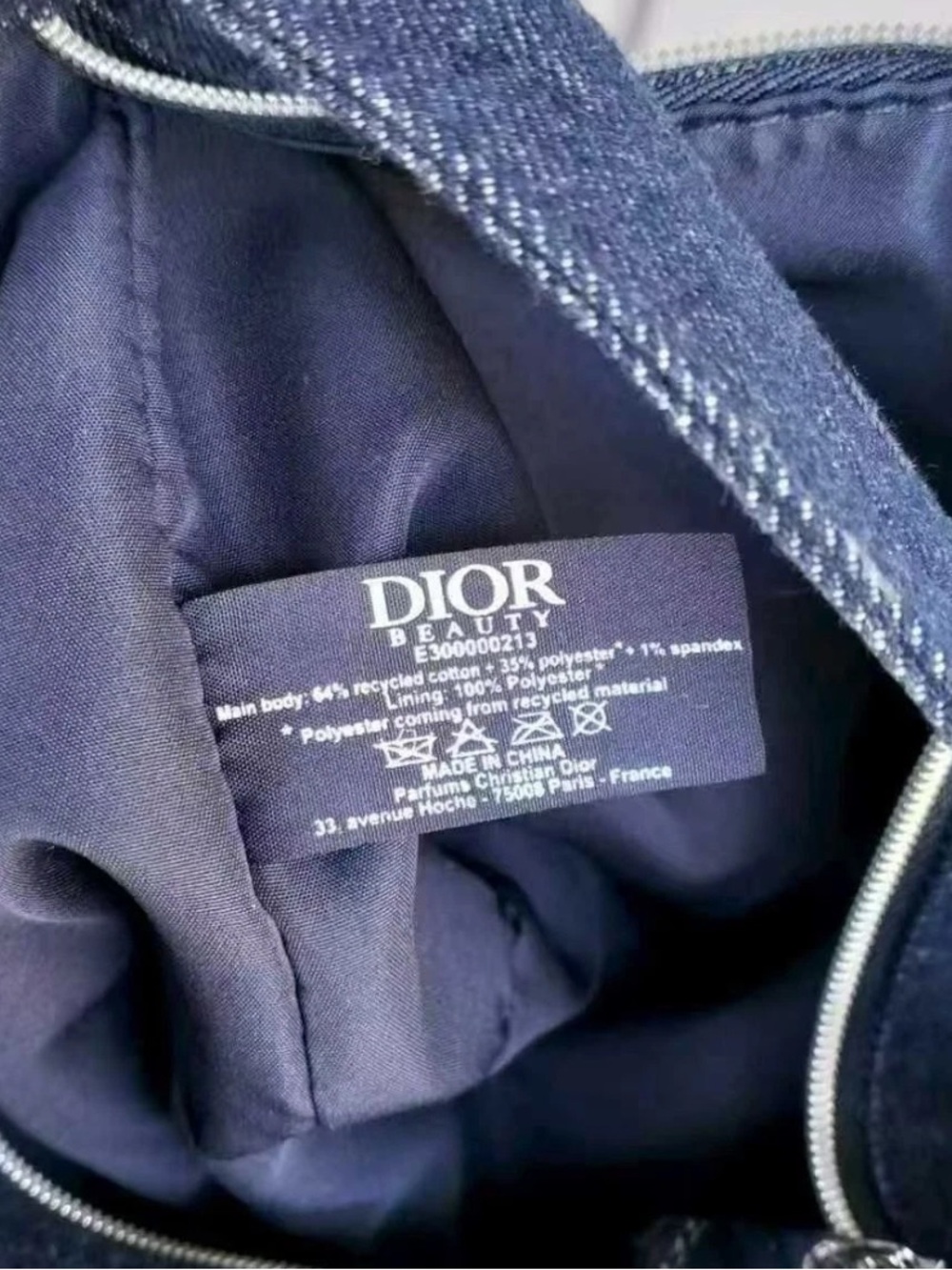 Dior Upcycled Denim Beauty Bag to Crossbody Purse - Picture 10 of 11